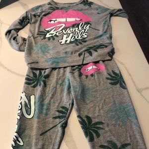 Girls Lauren Moshi Beverly Hills Sweatshirt and Sweatpants